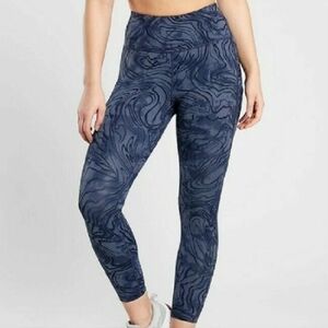ATHLETA Size Xs Women's Grey And Black Patterned Leggings